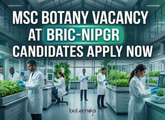BRIC-NIPGR JRF & Project Associate Jobs 2026 | MSc Botany Vacancy MSc Botany Vacancy at BRIC-NIPGR | Candidates Apply Now