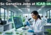 ICAR-IARI JRF Recruitment 2026 for MSc Genetics Candidates | Apply Now MSc Genetics Jobs at ICAR-IARI | Candidates Apply Now