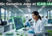 MSc Genetics Jobs at ICAR-IARI | Candidates Apply Now