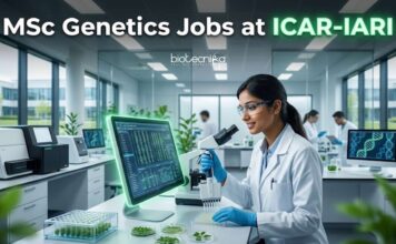 ICAR-IARI JRF Recruitment 2026 for MSc Genetics Candidates | Apply Now MSc Genetics Jobs at ICAR-IARI | Candidates Apply Now