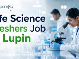 Life Science Freshers Job at Lupin | Candidates Apply Now