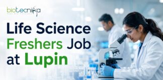 Lupin Hiring Freshers | Executive Job 2026 Life Science Freshers Job at Lupin | Candidates Apply Now