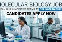 Springer Nature Careers 2026: Associate or Senior Editor – Molecular Biology Jobs Molecular biology Jobs at Springer Nature | Candidates Apply Now