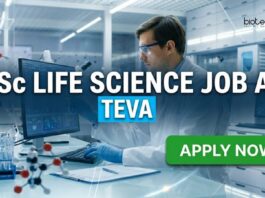 TEVA Careers 2026: BSc Life Science Job Opportunity in Goa BSc Life Science Job at TEVA | Candidates Apply Now