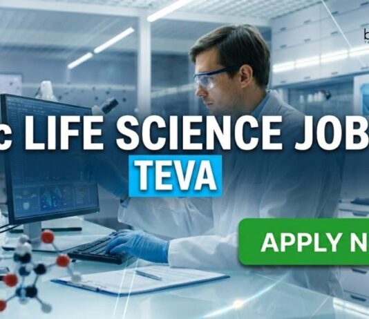 TEVA Careers 2026: BSc Life Science Job Opportunity in Goa BSc Life Science Job at TEVA | Candidates Apply Now