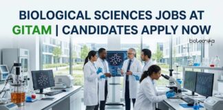 GITAM Careers 2026 | Laboratory Assistant Jobs for Biological Sciences Candidates Biological Sciences Jobs at GITAM | Candidates Apply Now