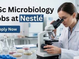 Nutrition Officer Jobs at Nestlé | BSc Microbiology Candidates Apply BSc Microbiology Jobs at Nestlé | Candidates Apply Now