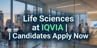 Clinical Trial Jobs at IQVIA Careers | Life Science Vacancy Life Sciences Jobs at IQVIA | Candidates Apply Now