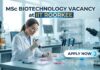 MSc Biotechnology Vacancy at IIT Roorkee | Research Scientist Jobs 2026 MSc Biotechnology Vacancy at IIT Roorkee | Candidates Apply
