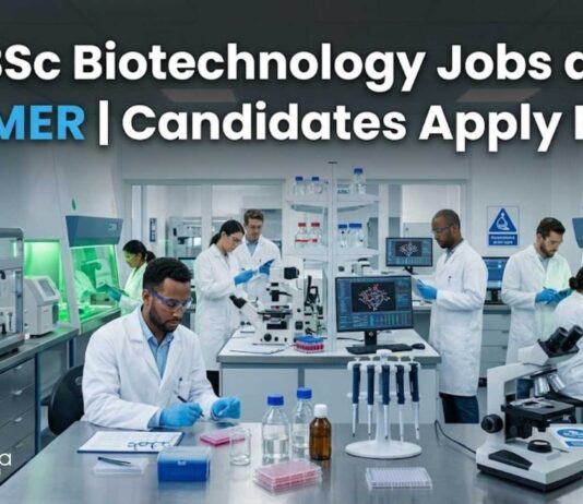 BSc Biotechnology Jobs at JIPMER | Candidates Apply Now