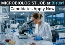 Microbiologist Job at Bisleri | Food Industry Jobs in Odisha Microbiologist Job at Bisleri | Candidates Apply Now