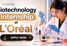 Biotechnology Internship at L’Oréal | Candidates Apply Now