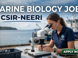 CSIR-NEERI Recruitment 2026 For Marine Biology Project Associate Jobs Marine Biology Jobs at CSIR-NEERI | Candidates Apply Now