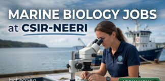 CSIR-NEERI Recruitment 2026 For Marine Biology Project Associate Jobs Marine Biology Jobs at CSIR-NEERI | Candidates Apply Now