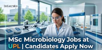 UPL Careers 2026: Research Associate – Microbiology Jobs for MSc Graduates MSc Microbiology Jobs at UPL | Candidates Apply Now