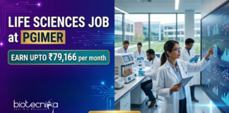 Life Sciences Job at PGIMER. Apply Now For Project Coordinator & Research Scientist Positions. Earn Upto ₹79,166 per month.
