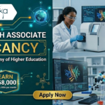 Research Associate Job at MAHE. Life Sciences Candidates, Apply Now & Earn Upto ₹58,000 + 10% HRA per month.