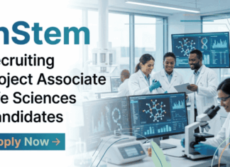BRIC-inStem Recruitment: Hiring Life Science Candidates for Project Associate Jobs in Bangalore. Apply Online Before May 20.