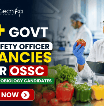 80+ Govt Food Safety Officer Vacancies Under OSSC – Biotech & Microbiology Candidates Apply 80+ Govt Food Safety Officer Vacancies Under OSSC – Biotech & Microbiology Candidates Apply. Apply for Govt Food Safety Officer Vacancies through OSSC Recruitment 2026. Open for Biotech, Micro, Food Tech, and Life Science candidates.