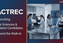 ACTREC Recruitment 2026 | Life Sciences Jobs – Walk-In Apply for Life Sciences Jobs through ACTREC Recruitment and build your career with Scientist Jobs in cancer research laboratories.