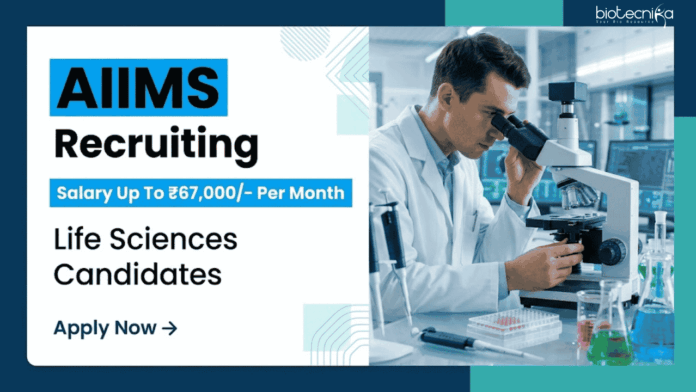 AIIMS Recruitment Govt Jobs: AIIMS Deoghar Recruitment 2026 announces Life Sciences Vacancies for Scientist, Research Officer and Field positions.