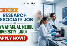 ANRF Funded Research Associate Job at JNU for PhD Biological Sciences Candidates Apply for a Research Associate Job at Jawaharlal Nehru University Careers. Life Science Job in ANRF-funded Leishmania research
