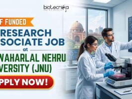 ANRF Funded Research Associate Job at JNU for PhD Biological Sciences Candidates Apply for a Research Associate Job at Jawaharlal Nehru University Careers. Life Science Job in ANRF-funded Leishmania research