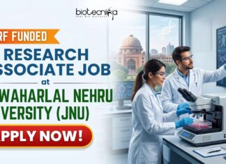 ANRF Funded Research Associate Job at JNU for PhD Biological Sciences Candidates Apply for a Research Associate Job at Jawaharlal Nehru University Careers. Life Science Job in ANRF-funded Leishmania research