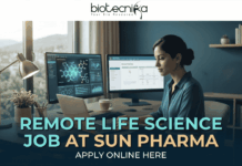 Remote Life Science Job at Sun Pharma | Apply Online Here Apply for a Remote Life Science Job at Sun Pharma as Senior Executive Statistical Programming. Latest Life Science Jobs in 2026