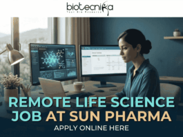 Remote Life Science Job at Sun Pharma | Apply Online Here Apply for a Remote Life Science Job at Sun Pharma as Senior Executive Statistical Programming. Latest Life Science Jobs in 2026