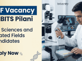 BITS Pilani Recruitment 2026 for JRF Vacancy. Apply Now and Build your Life Sciences Career through an ANRF-funded plant biology project.