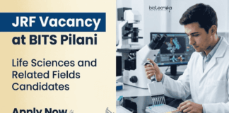 BITS Pilani Recruitment 2026 for JRF Vacancy. Apply Now and Build your Life Sciences Career through an ANRF-funded plant biology project.