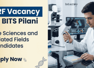 JRF Vacancy at BITS Pilani in Biological Sciences – Apply Before Deadline BITS Pilani Recruitment 2026 for JRF Vacancy. Apply Now and Build your Life Sciences Career through an ANRF-funded plant biology project.