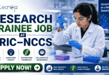 BRIC–NCCS Research Trainee Job | Master’s Dissertation Opportunity for Life Science Students BRIC–NCCS Research Trainee Job