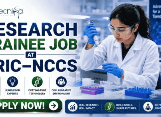 BRIC–NCCS Research Trainee Job | Master’s Dissertation Opportunity for Life Science Students BRIC–NCCS Research Trainee Job
