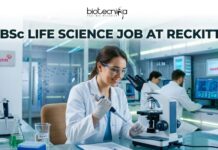 Latest BSc Life Science Job at Reckitt | Apply Online Here Apply for a BSc Life Science Job at Reckitt Careers. Senior Associate – Germ Protection role in Gurugram for life science graduate