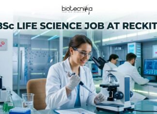 Latest BSc Life Science Job at Reckitt | Apply Online Here Apply for a BSc Life Science Job at Reckitt Careers. Senior Associate – Germ Protection role in Gurugram for life science graduate