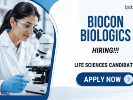 Biocon Biologics is Hiring a Regulatory Affairs Specialist in Bengaluru: Apply Now for Life Sciences Jobs and Advance your Biotech Career.