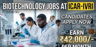 Biotechnology Jobs at ICAR-IVRI | Candidates Apply Now