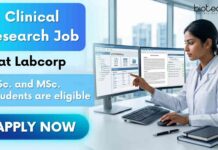 Labcorp hiring Science Graduates for Clinical Research Job in Bengaluru – Apply Now ! Clinical Research Job at Labcorp Careers for Life Science Job seekers in Bengaluru