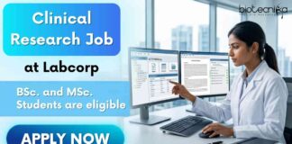 Labcorp hiring Science Graduates for Clinical Research Job in Bengaluru – Apply Now ! Clinical Research Job at Labcorp Careers for Life Science Job seekers in Bengaluru