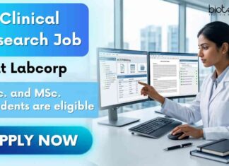 Labcorp hiring Science Graduates for Clinical Research Job in Bengaluru – Apply Now ! Clinical Research Job at Labcorp Careers for Life Science Job seekers in Bengaluru