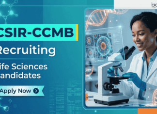 Govt Research Job Vacancies at CCMB in Life Sciences – Apply Now CCMB Recruitment announces Govt Research Jobs for Project Associate, JRF and Scientist posts. Excellent Opportunity for Life Sciences Career.