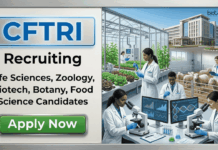 Govt Research Jobs at CFTRI – Life Sciences Candidates Apply Now CFTRI Recruitment 2026 for Project Positions. Research Jobs for Life Sciences Career Aspirants. Apply Online.