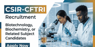 Govt Research Jobs for Life Sciences at CFTRI – Don’t Miss this Opportunity! CFTRI Recruitment 2026 invites applications for Project Associate-I. Apply for Research Jobs and Build a rewarding Career in Life Sciences.
