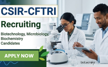 Life Sciences Jobs at CFTRI – Research Aspirants Apply Online Apply for CFTRI Recruitment 2026 - Project Associate-I. Research Jobs for Biotechnology, Microbiology, and Biochemistry candidates.