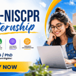 Govt Life Sciences Internship at CSIR-NIScPR – UG/ PG/ PhD Candidates Apply Explore CSIR Internship 2026: Govt Life Sciences Internship for UG, PG and PhD students at CSIR-NIScPR. Applications Open Now.