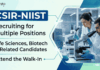 Govt Research Jobs through CSIR-NIIST Recruitment . Apply Now for Project Vacancies & Build a Life Sciences Career.