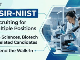 Govt Research Jobs through CSIR-NIIST Recruitment . Apply Now for Project Vacancies & Build a Life Sciences Career.