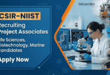 CSIR Recruitment for Life Sciences Candidates – Applications Open Apply for CSIR Recruitment 2026. Project Associate Jobs for Biotechnology, Life Sciences, Marine Biology, and Fisheries Candidates.